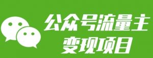 公众号流量主变现项目：每天2小时，普通人每月多挣三五千-氚客吧