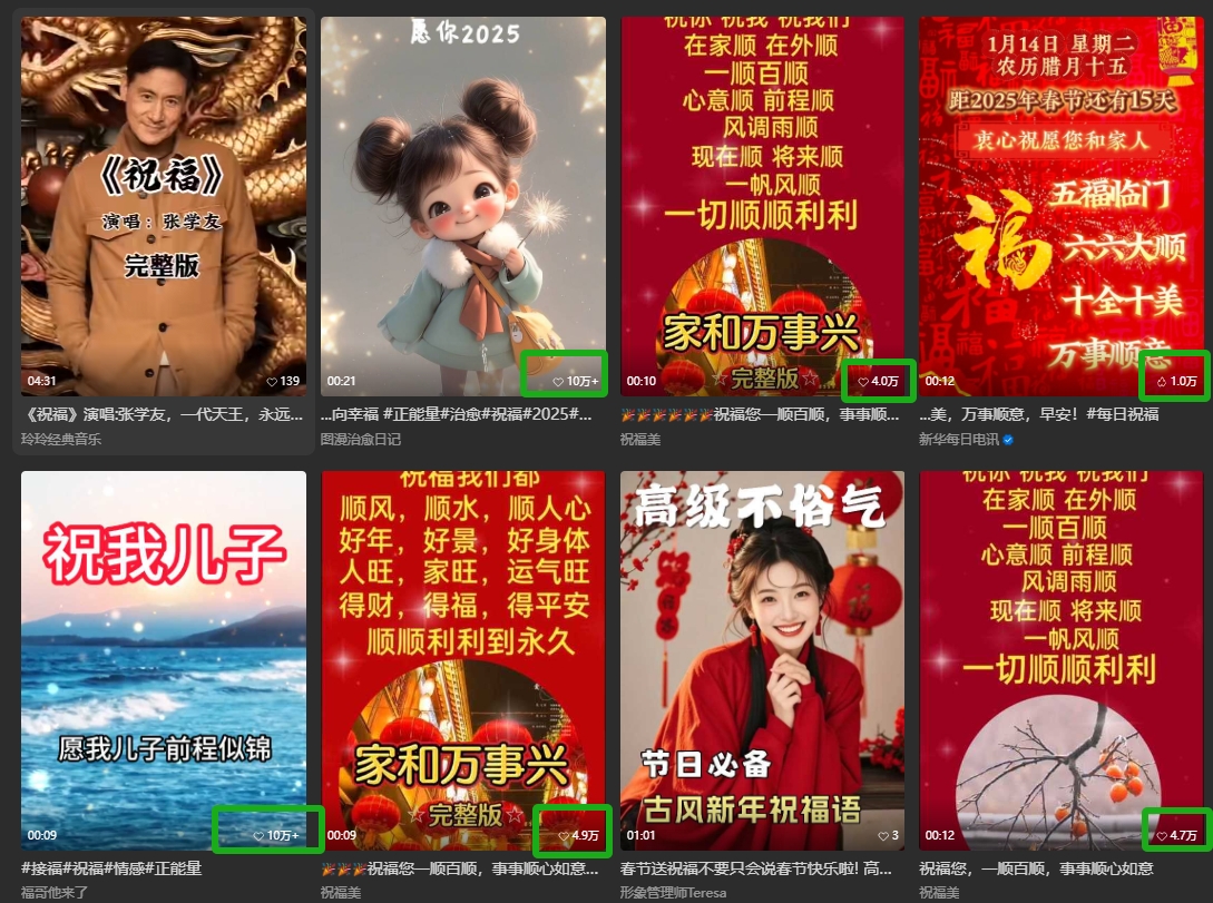 银发经济新年风口，儿女祝福视频爆火，一条作品上万播放，一定要抓住-氚客吧