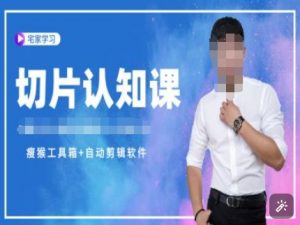 切片认知课+赠(资料包+送授权)-直播切片教程-氚客吧