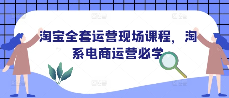 淘宝全套运营现场课程，淘系电商运营必学-氚客吧