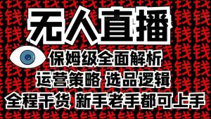 2025无人直播这么做就对了，保姆级全面解析，全程干货，新手老手都可上手-氚客吧