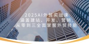 2025AI外贸实战课：涵盖建站、开发、营销, 从零到三全面掌握外贸技能-氚客吧