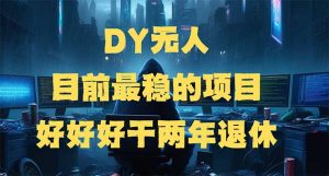 DY无人，目前最稳的项目，矩阵放大边旅游边赚钱，好好好干两年退休-氚客吧