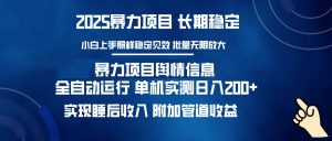 暴力项目舆情信息：多平台全自动运行 单机日入200+ 实现睡后收入-氚客吧