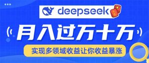 用DeepSeek席卷各大平台，快速上手实现多领域，让你收入猛增-氚客吧