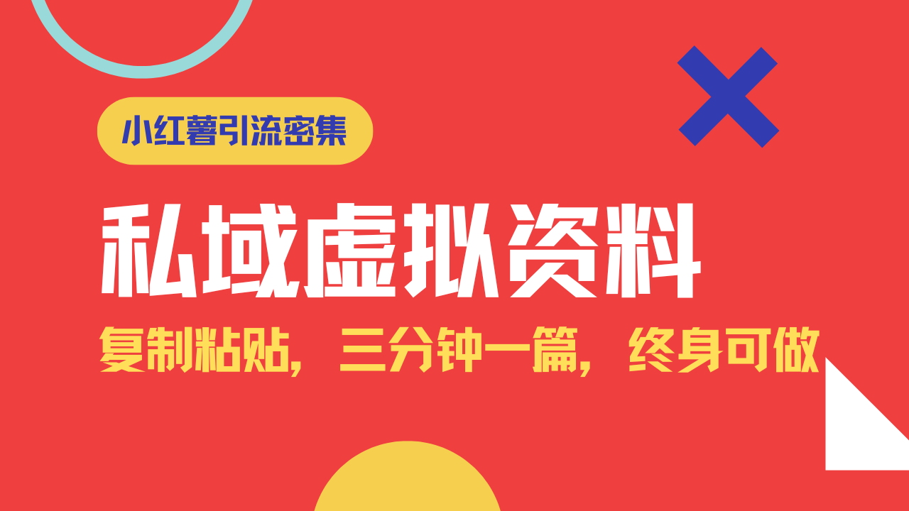 小红书引流私域旅游虚拟资料玩法，复制粘贴，三分钟一篇图文，日入1000…-氚客吧