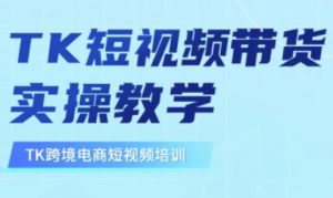 东南亚TikTok短视频带货，TK短视频带货实操教学-氚客吧