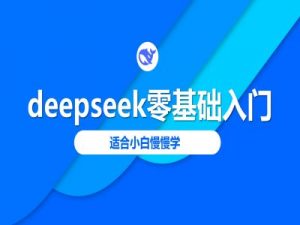 deepseek零基础入门-deepseek教程2025，适合小白慢慢学-氚客吧