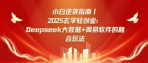 小白逆袭指南，2025玄学轻创业：Deepseek大数据+周易算法的融合玩法-氚客吧