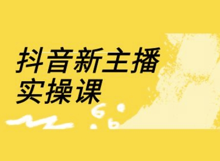 抖音新主播实操课，直播间流量运营线上实操课(18节)-氚客吧