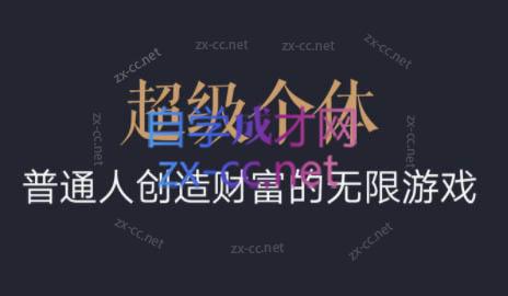 超级个体·普通人创造财富的无限游戏-氚客吧