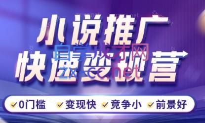 洲洲老师·小说推广快速变现营-氚客吧