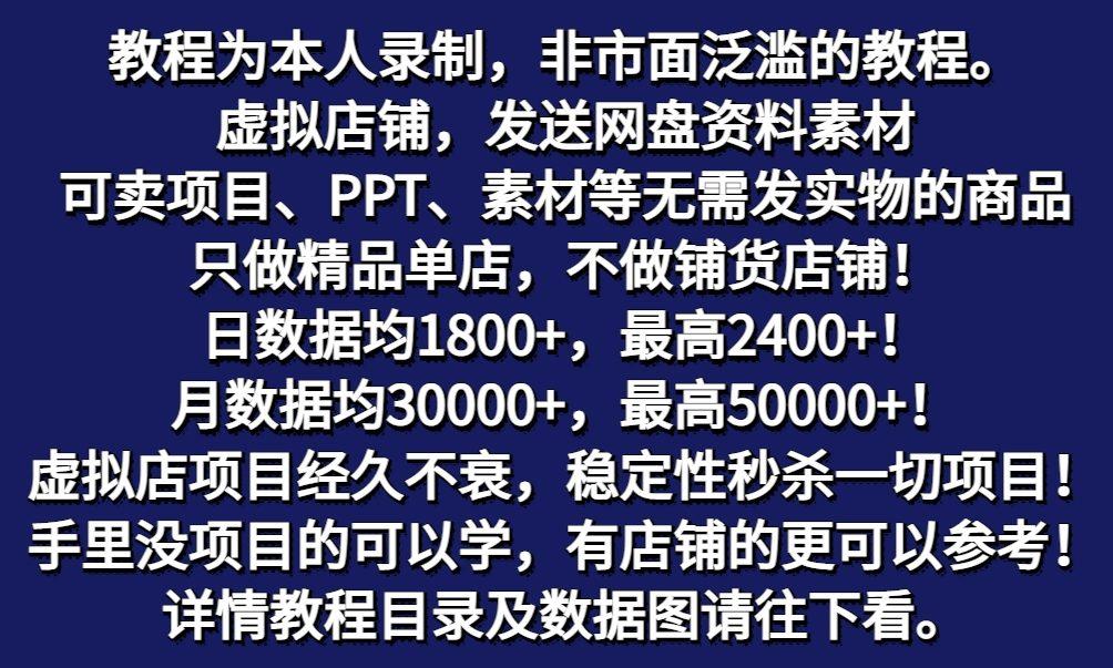 图片[2]-拼多多虚拟电商训练营月入50000+你也行，暴利稳定长久，副业首选-氚客吧