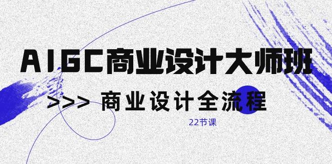 AIGC-商业设计大师班，商业设计全流程(22节课-氚客吧