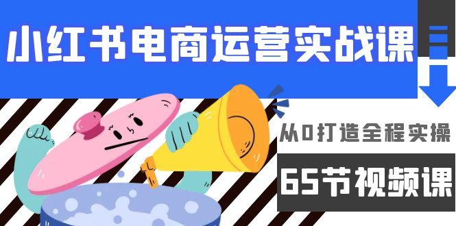 (9724期)小红书电商运营实战课，从0打造全程实操(65节视频课)-氚客吧