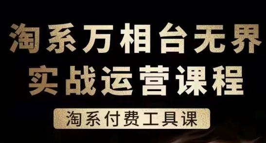 淘系万相台无界实战运营课，淘系付费工具课-氚客吧