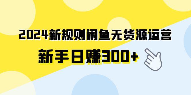(9522期)2024新规则闲鱼无货源运营新手日赚300+-氚客吧