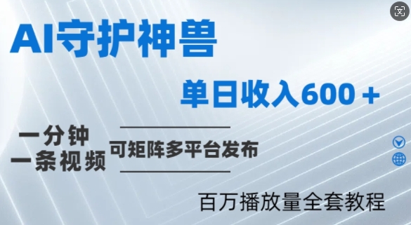 制作各省守护神，100多W播放量的视频只需要1分钟就能完成【揭秘】-氚客吧