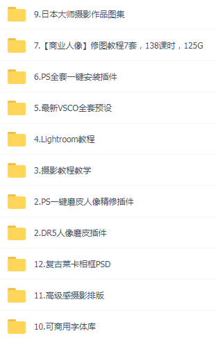 某宝买的杂乱PS LR教程预设摄影-氚客吧