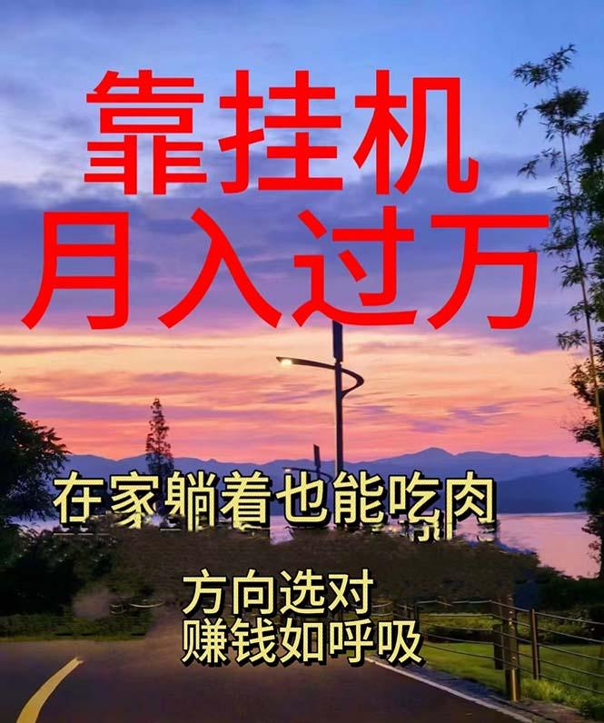 靠挂机，日入1000+，躺着也能吃肉，电脑手机都可挂-氚客吧