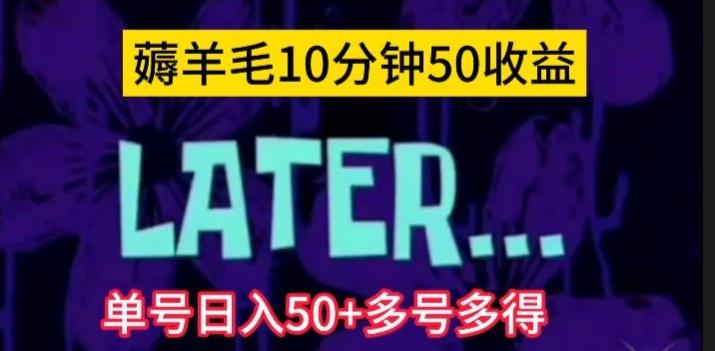 美团薅羊毛玩法，单号日入50+多号多得【仅揭秘】-氚客吧