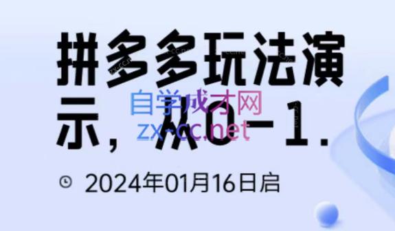 吴老师·拼多多从选品到截流到付费的玩法技巧-氚客吧