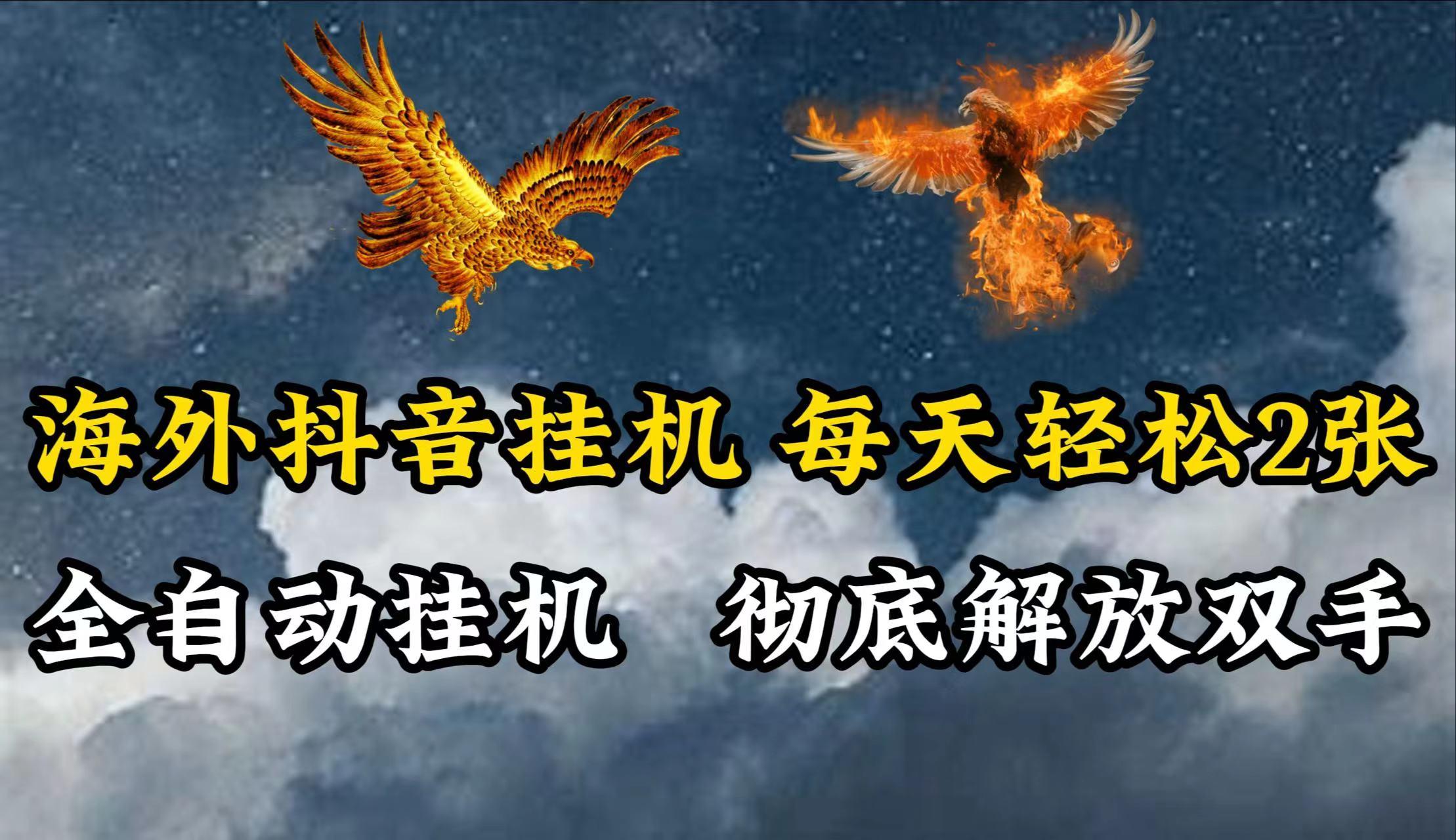 海外抖音挂机，每天轻松2张，全自动挂机，彻底解放双手！-氚客吧