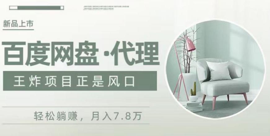 度盘代理，月入7w保姆级全方位教程-氚客吧