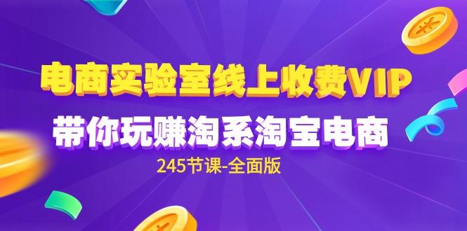 (9859期)电商-实验室 线上收费VIP，带你玩赚淘系淘宝电商(245节课-全面版)-氚客吧