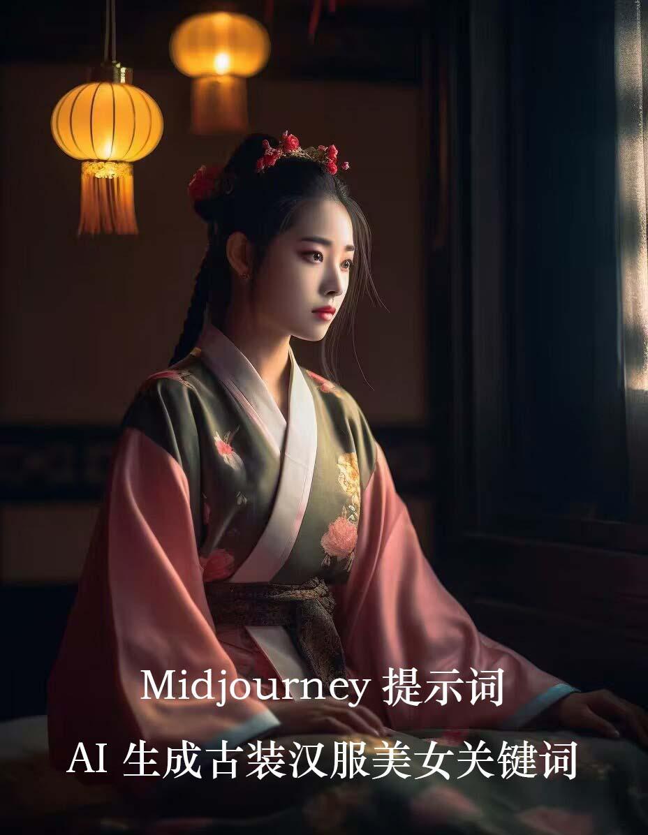 Midjourney关键词-AI生成中国风古装汉服美女人像提示关键词-氚客吧