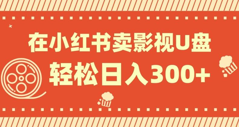 在小红书上卖影视U盘，轻松日入300+，操作简单，小白可轻松上手-氚客吧