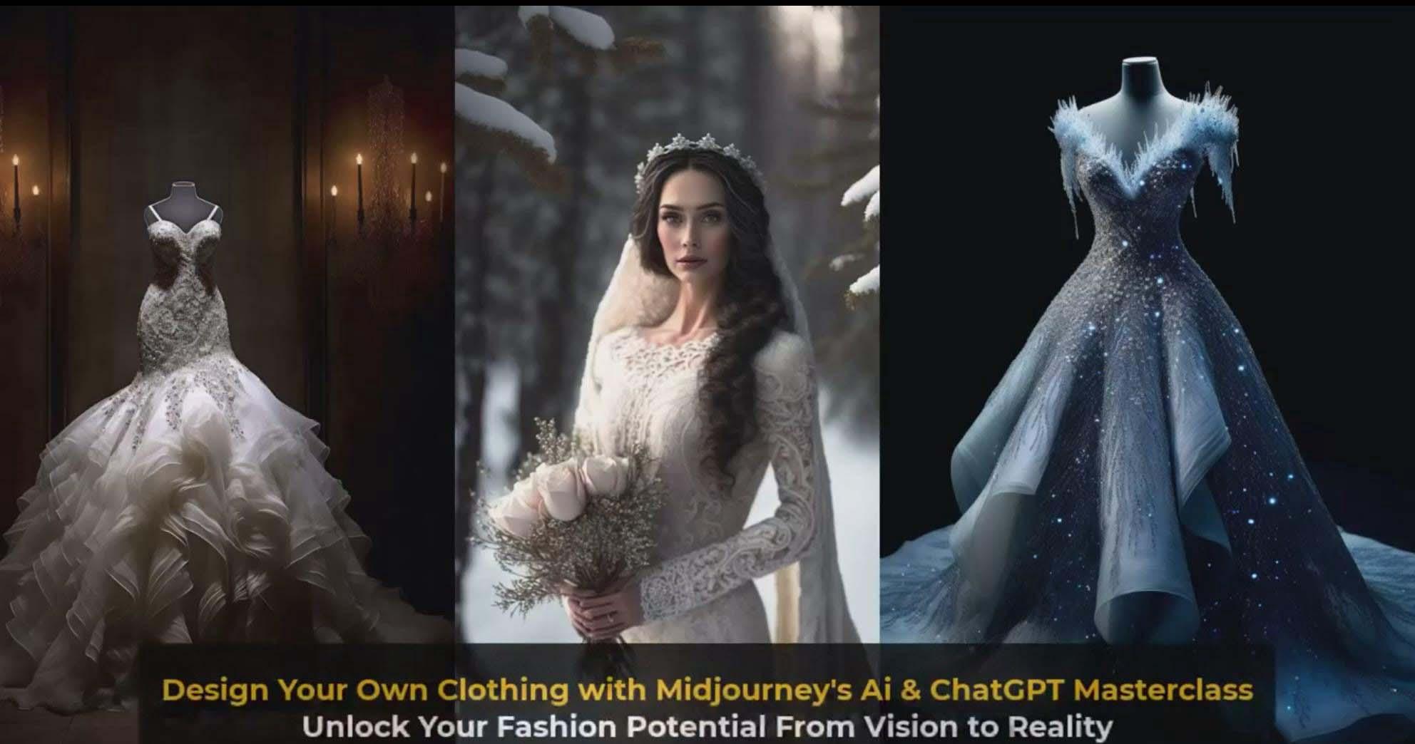 图片[7]-利用 Midjourneys Ai 人工智能设计自己的服装AI大师班-10节课-中英字幕-氚客吧