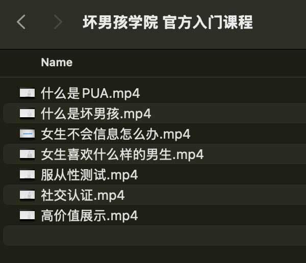 坏男孩学院 官方入门课程-氚客吧