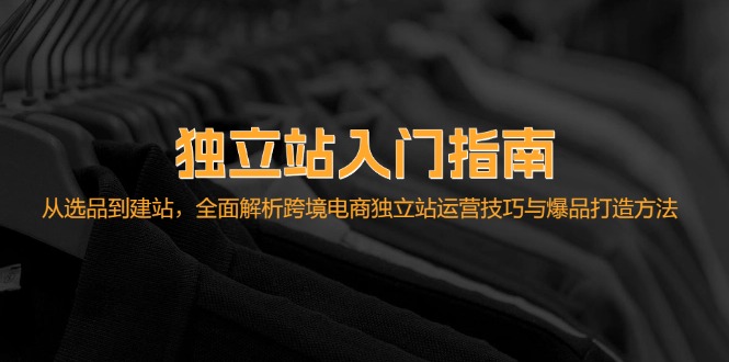 独立站入门指南：从选品到建站，全面解析跨境电商独立站运营技巧与爆品…-氚客吧