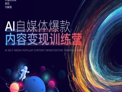 AI自媒体爆款内容变现训练营，20%底层逻辑，60%实操方法，20%案例拆解(即学即用)-氚客吧