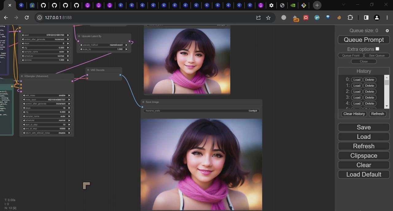 图片[2]-ComfyUI 利用 Stable Diffusion 学习AI GUI 工作流程教程-中英字幕-氚客吧