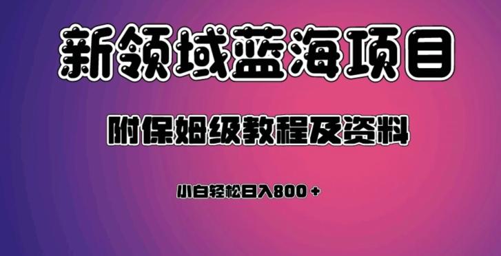 虚拟资源蓝海领域新项目，轻松日入800＋，附保姆级教程及资料-氚客吧