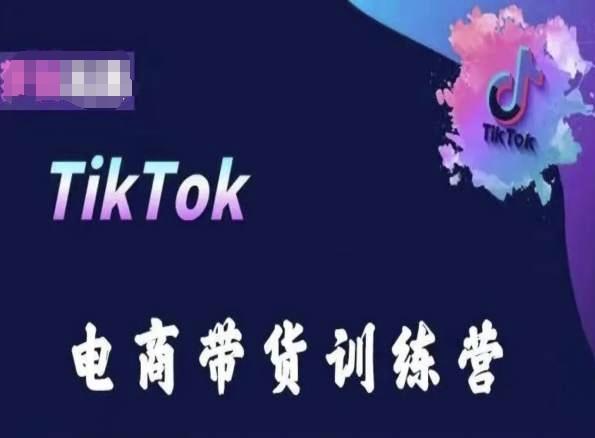 TikTok电商带货训练营，跟随时代潮流，跨境掘金-氚客吧