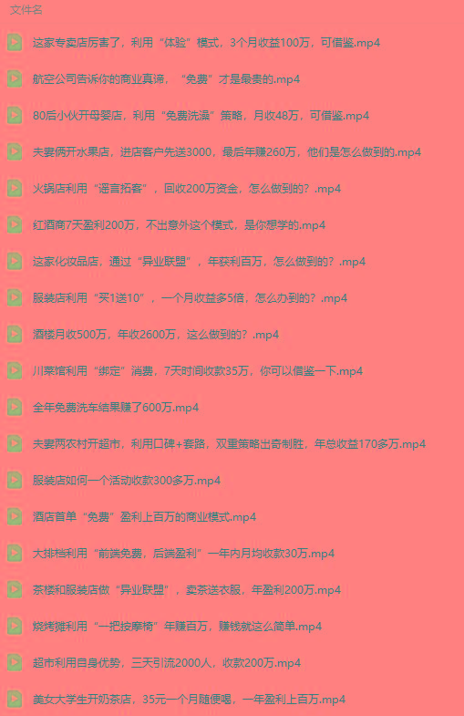 图片[5]-(9607期)真实有效391套商业模式，年入几十到几百万案例解析(电子书+视频+图文)-氚客吧