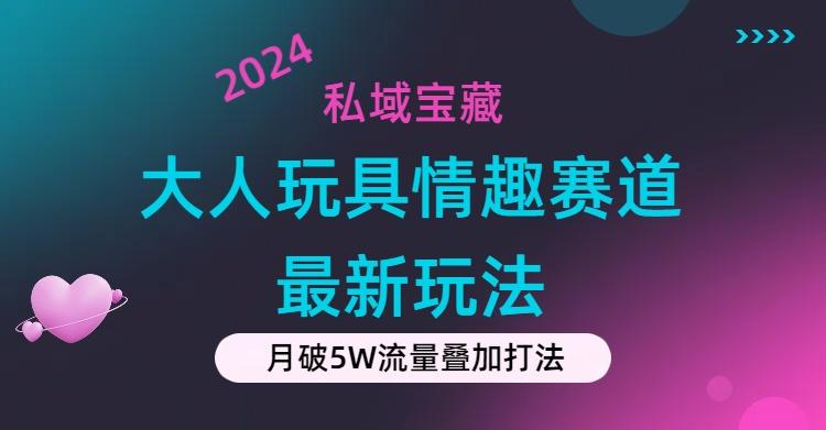 私域宝藏：大人玩具情趣赛道合规新玩法，零投入，私域超高流量成单率高-氚客吧