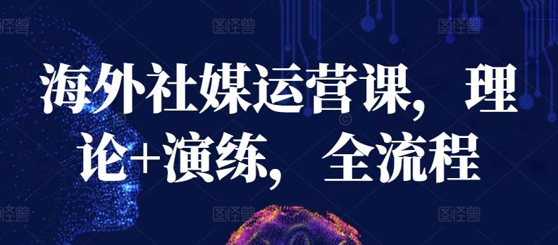 海外社媒运营课，理论+演练，全流程-氚客吧