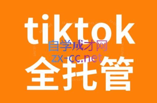TikTok跨境电商全托管运营模式精品课-氚客吧