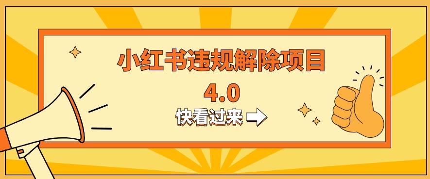 小红书违规掘金蓝海项目，日入800+（附带引流办法及解除办法）-氚客吧