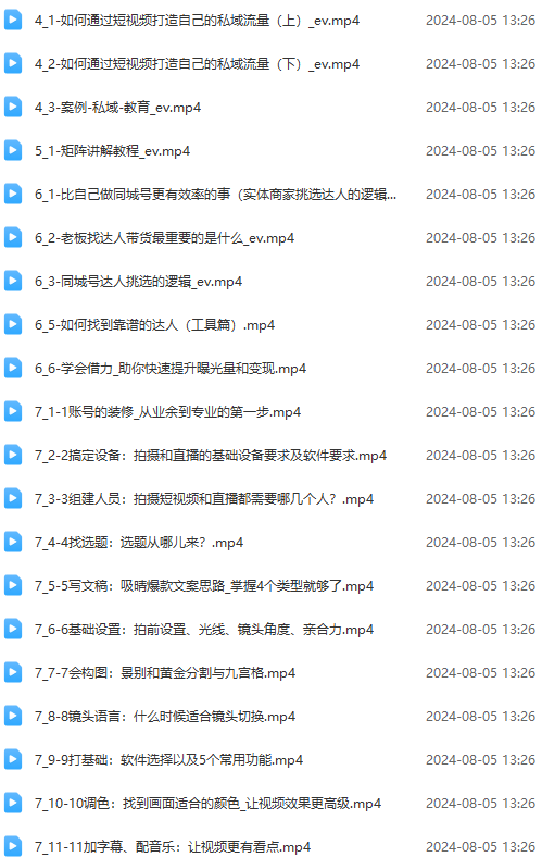图片[2]-实体店老板获客特训营：认知、定位、文案、矩阵、直播、AI等(72节-氚客吧