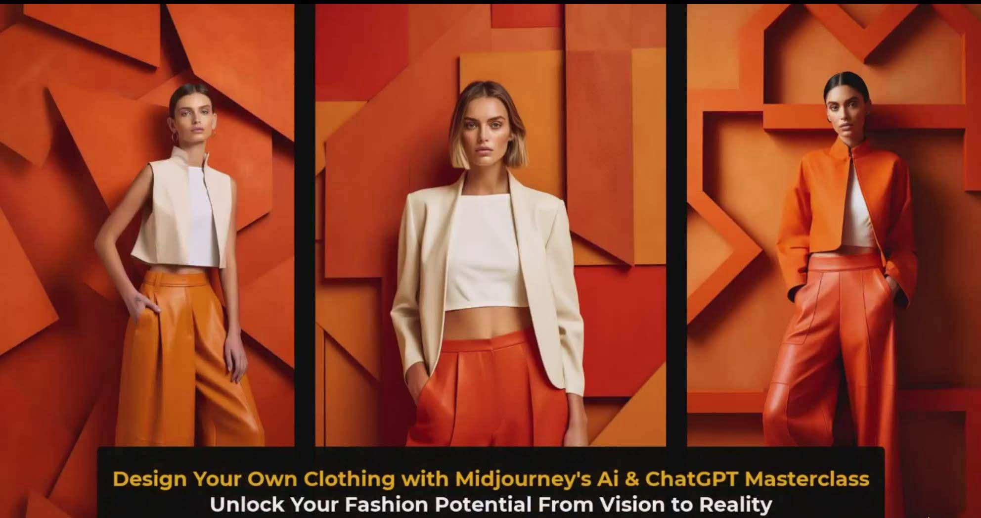 图片[3]-利用 Midjourneys Ai 人工智能设计自己的服装AI大师班-10节课-中英字幕-氚客吧