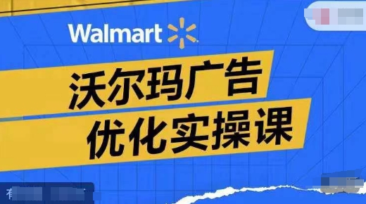沃尔玛广告优化实操课，广告报告实操讲解，广告如何提高转化和ROAS等-氚客吧