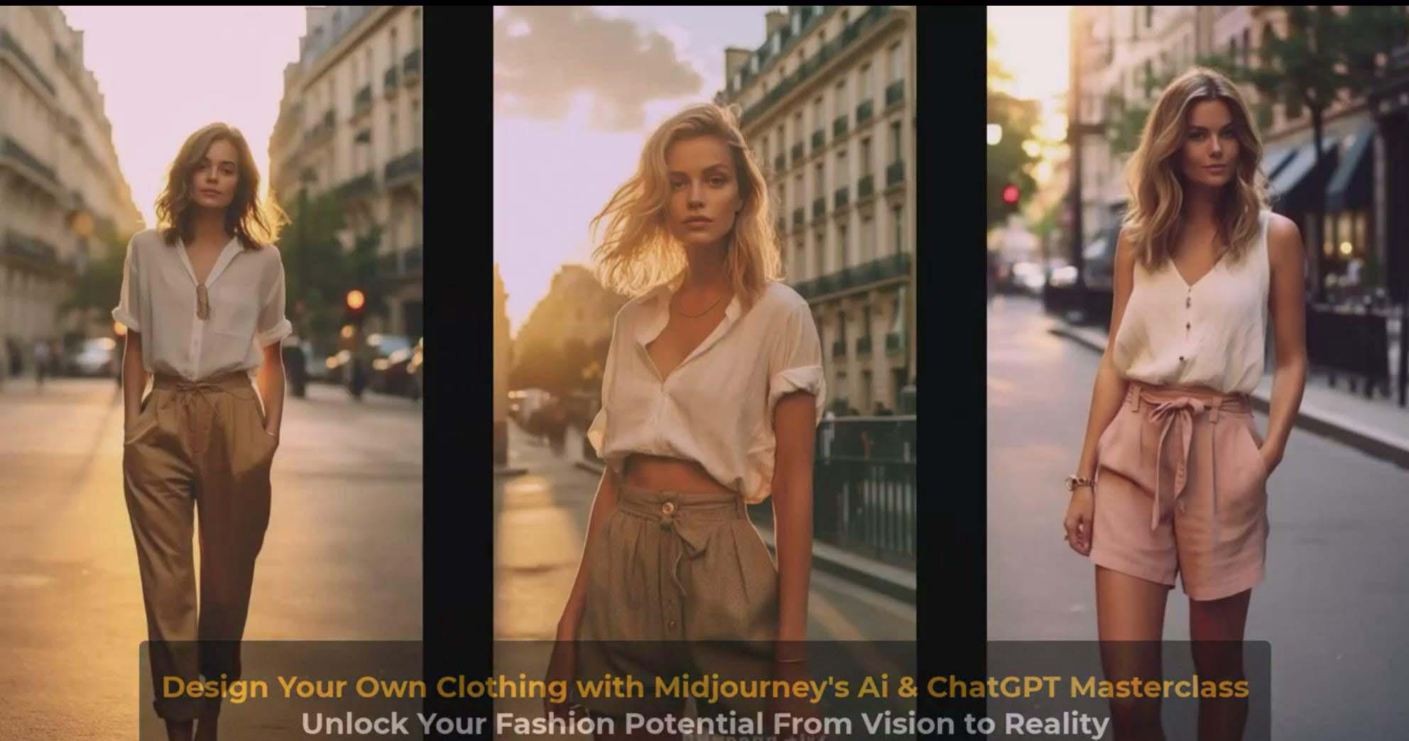 图片[9]-利用 Midjourneys Ai 人工智能设计自己的服装AI大师班-10节课-中英字幕-氚客吧