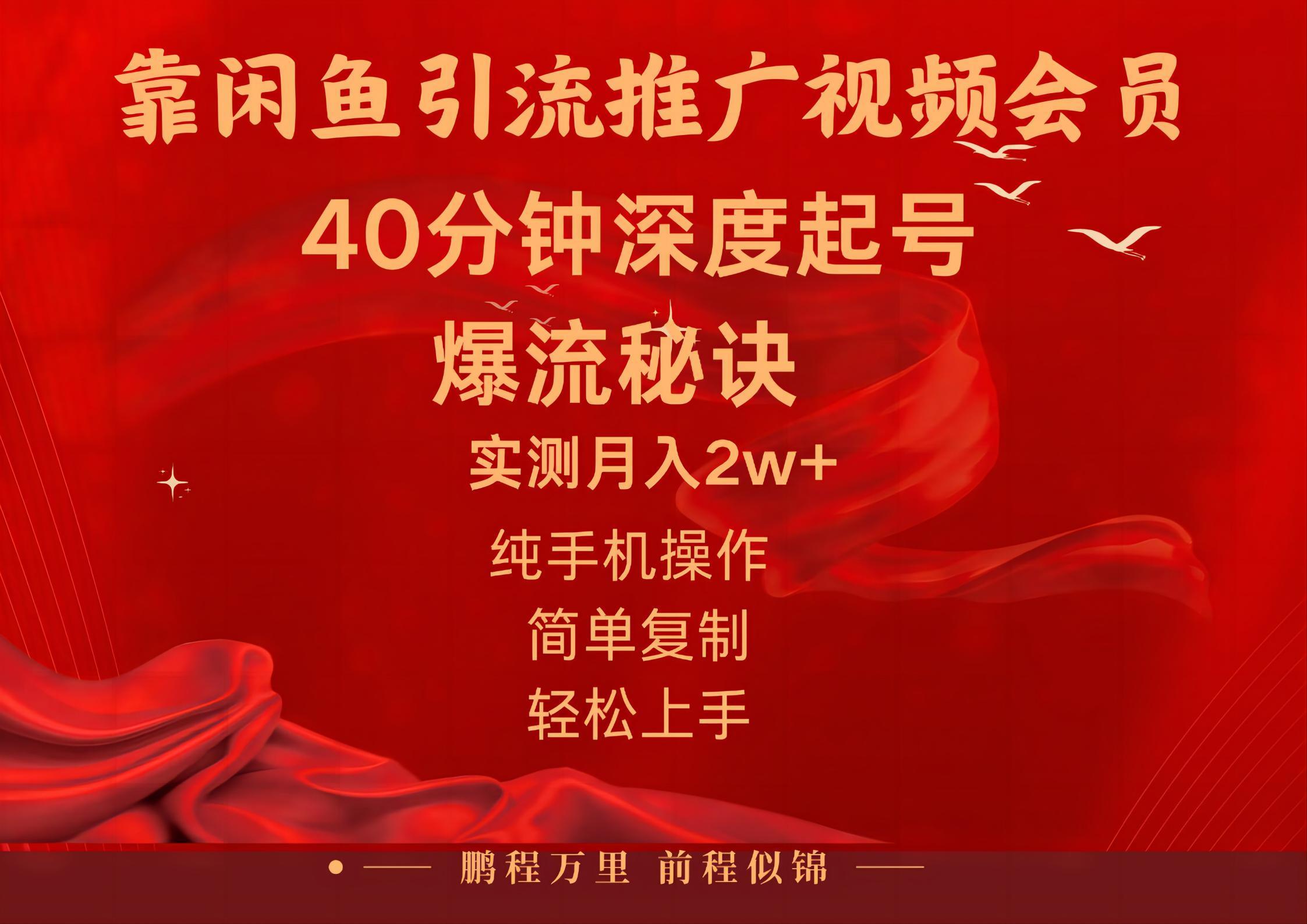 闲鱼暴力引流推广视频会员，能做到日入2W+，操作简单-氚客吧