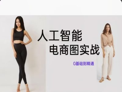 人工智能SD电商图实战，ai绘图0基础到精通-氚客吧