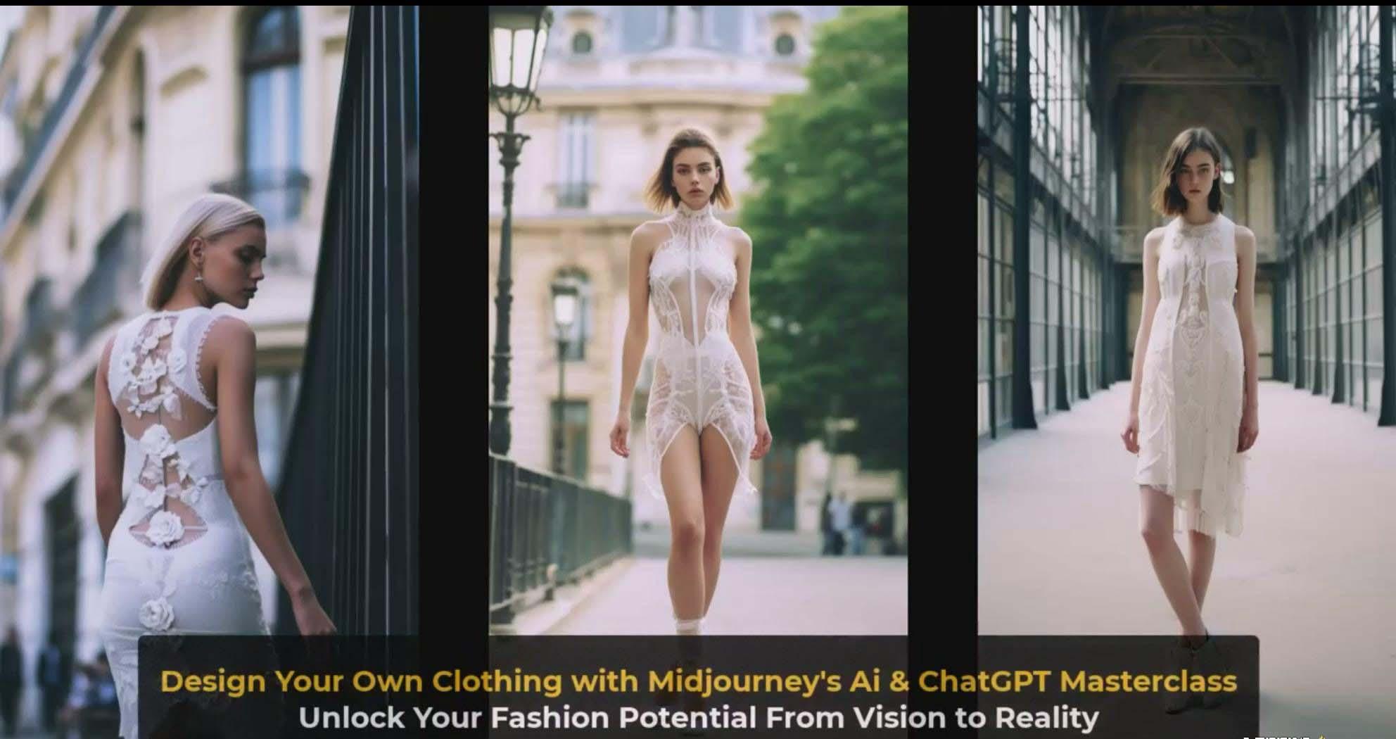 图片[4]-利用 Midjourneys Ai 人工智能设计自己的服装AI大师班-10节课-中英字幕-氚客吧